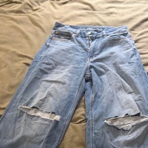 American Eagle Outfitters High Rise Blue Jeans